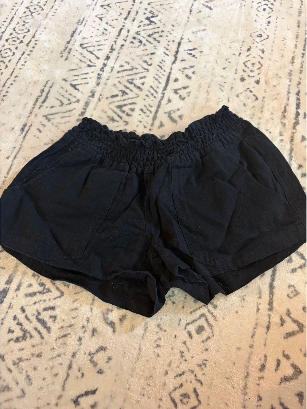 Roxy Women's Black Elastic Waist Casual Shorts Size S